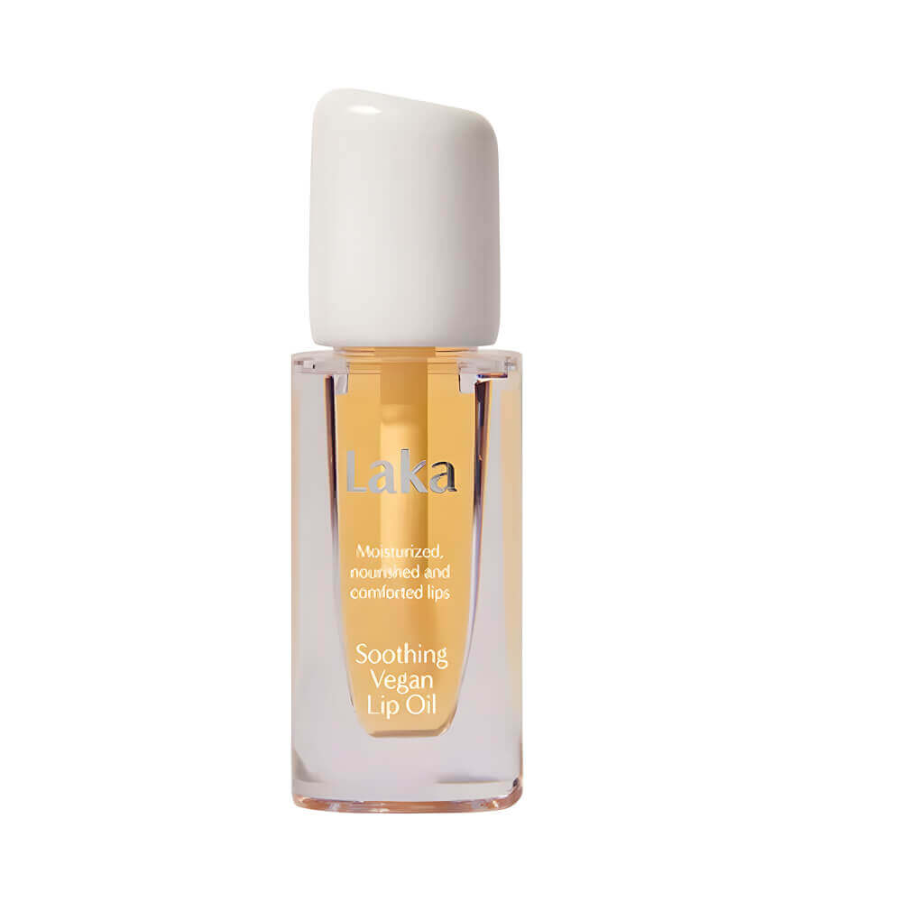 Веганское масло для губ Laka Soothing Vegan Lip Oil Nourishing Yellow