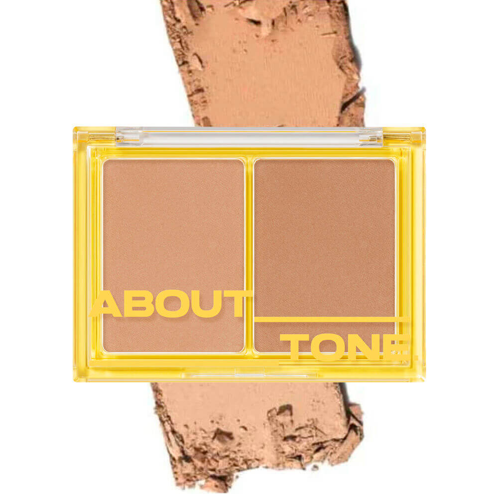 Пудровый контуринг для лица About Tone Turn On Shade Shading 01 Warm Shade