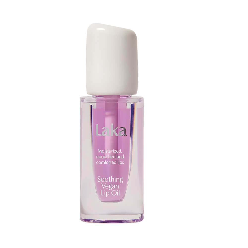 Веганское масло для губ Laka Soothing Vegan Lip Oil Calming Purple