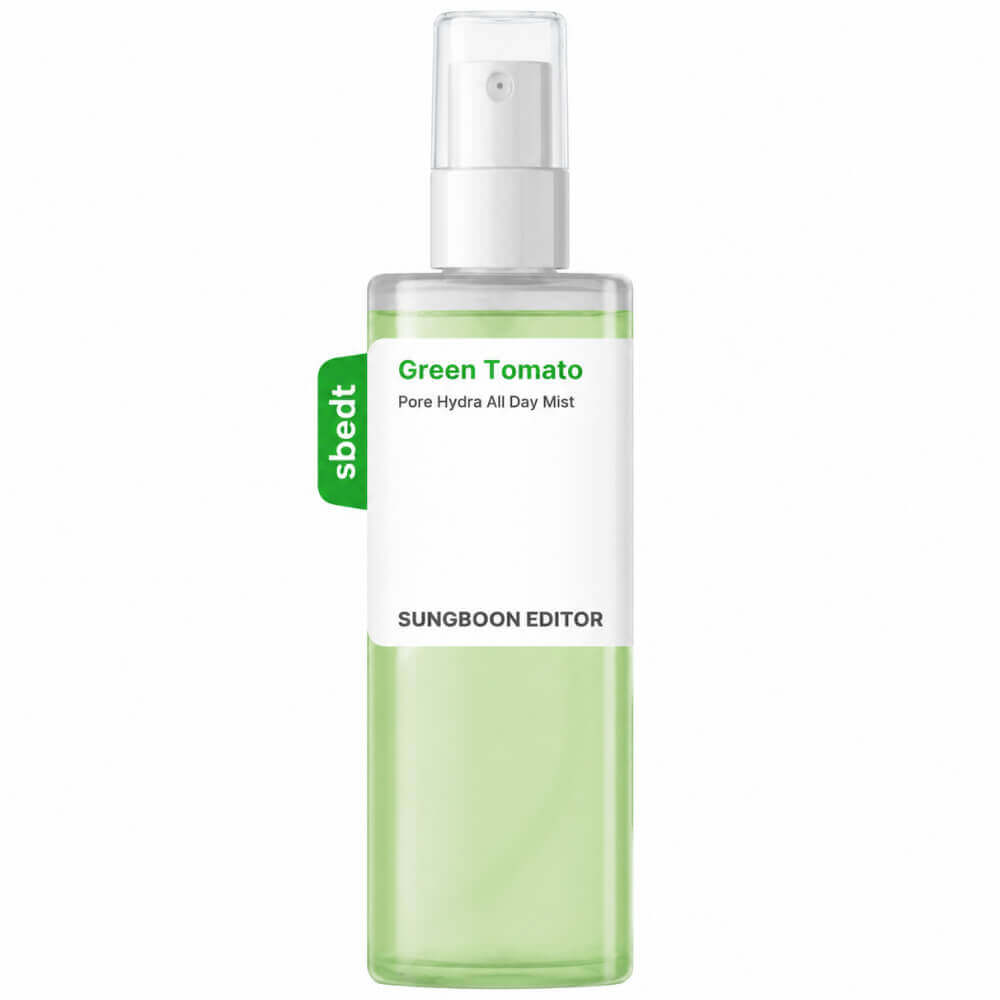Увлажняющий мист для сужения пор Sungboon Editor Green Tomato Pore Hydra All Day Mist