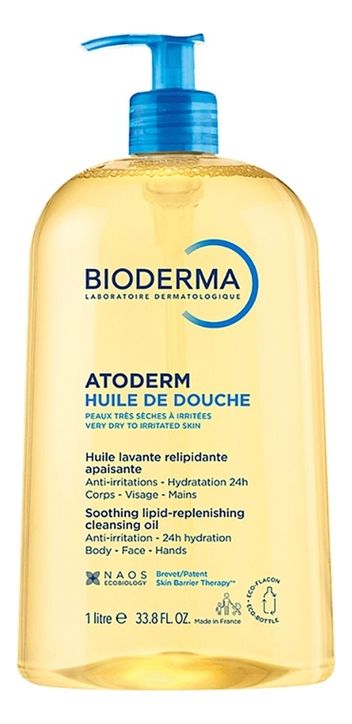 Масло для душа Atoderm Ultra-Nourishing Anti-Irritation Shower Oil: Масло 1000мл