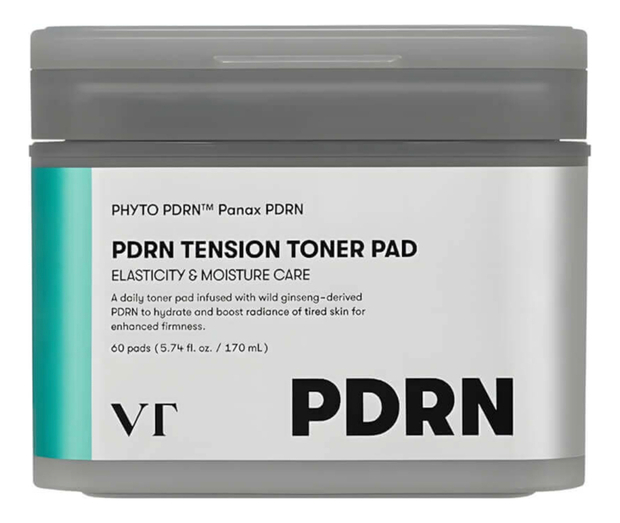 Тонер-пэды для лица PDRN Tension Toner Pad 60шт
