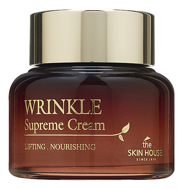 Разглаживающий крем для лица с экстрактом женьшеня Wrinkle Supreme Cream 50мл