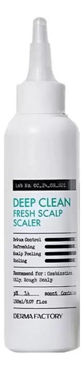Сыворотка с AHA и BHA для жирной кожи головы Deep Clean Fresh Scalp Scalper 150мл