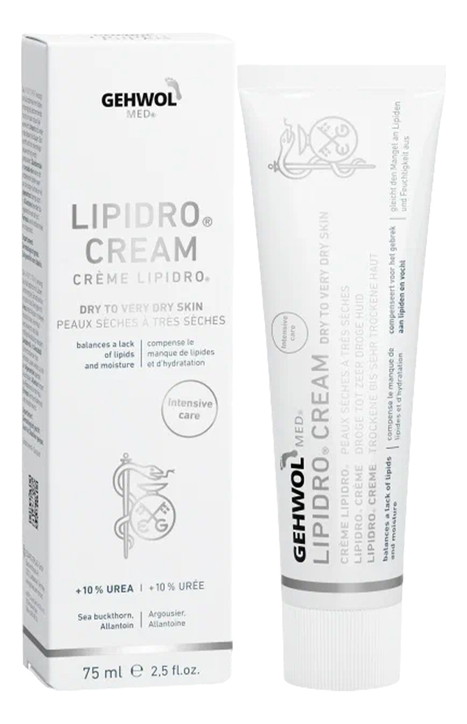 Крем гидро-баланс для ног Med. Lipidro-Creme: Крем 75мл