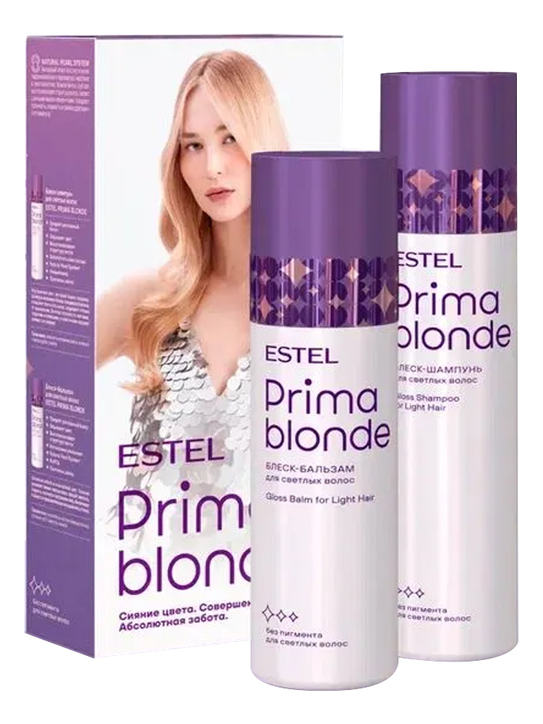 Набор для светлых волос Prima Blonde (блеск-шампунь 250мл + блеск-бальзам 200мл)