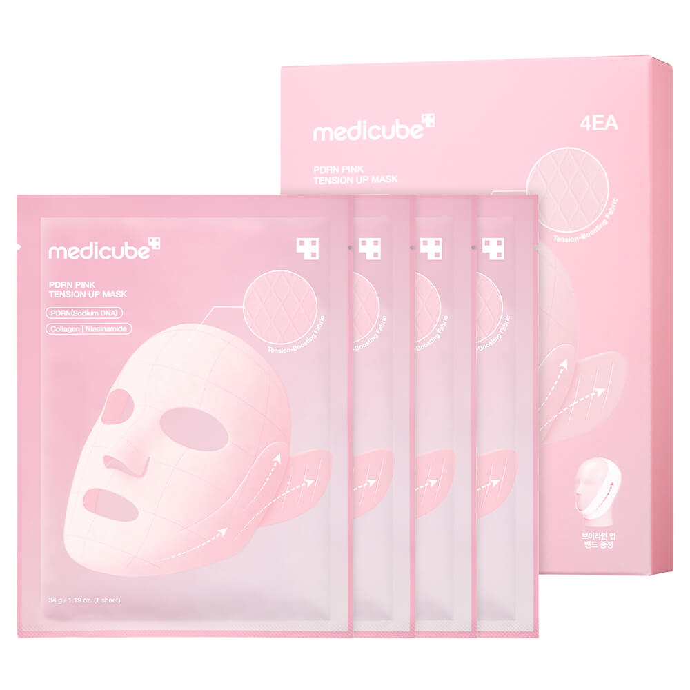 Набор лифтинг-масок с ПДРН medicube PDRN Pink Tension Up Mask