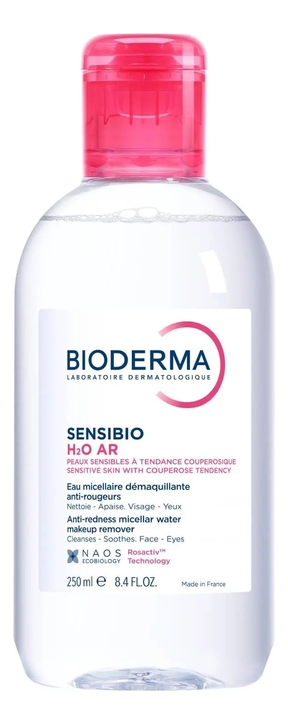 Мицеллярная вода для чувствительной кожи Sensibio Н2О Sensibles: Вода 250мл