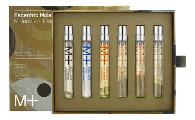 Molecule Discovery Set : набор 6*8,5мл (Patchouli+Iris+Mandarin+Guaiac Wood+Black Tea+Ginger)