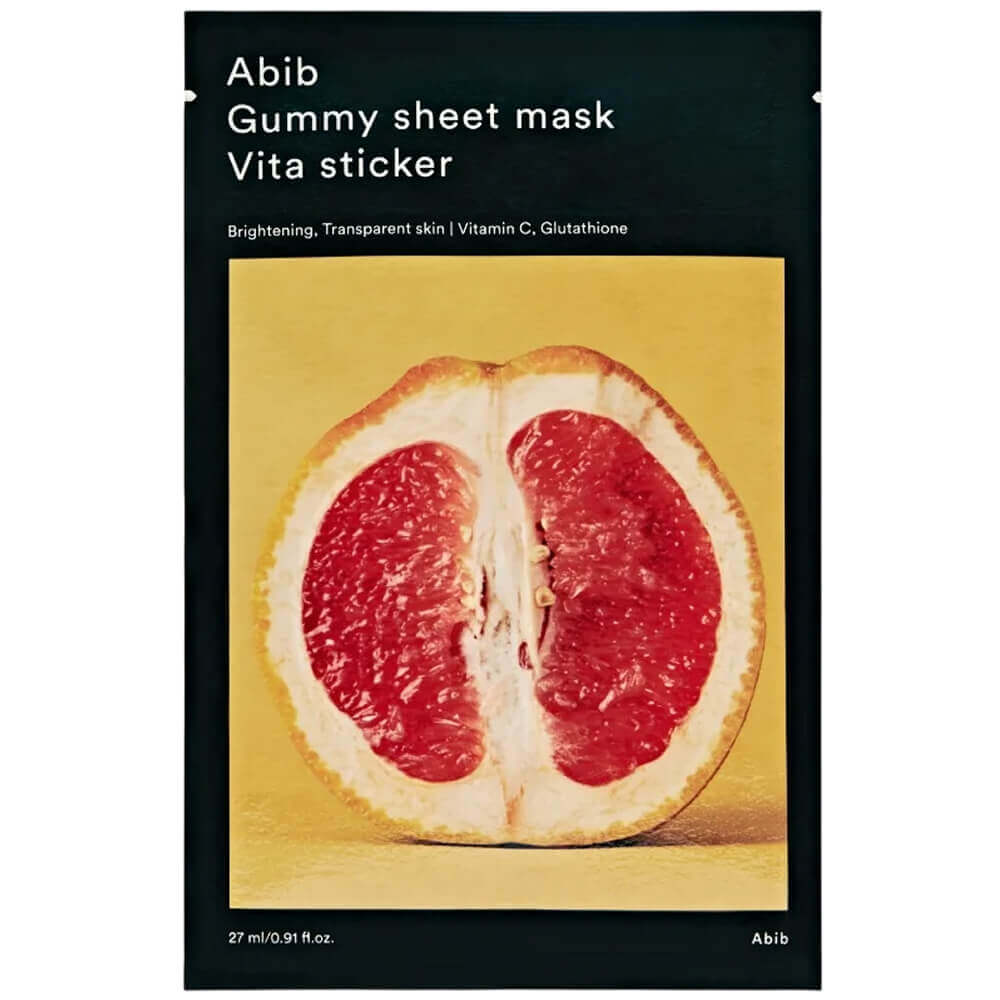 Тонизирующая тканевая маска с комплексом витаминов Abib Gummy Sheet Mask Vita Sticker