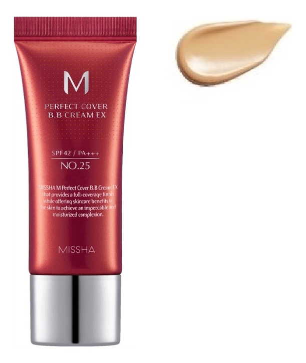 BB крем для лица M Perfect Cover Cream EX SPF42 PA+++ 20мл: 25 Warm Beige