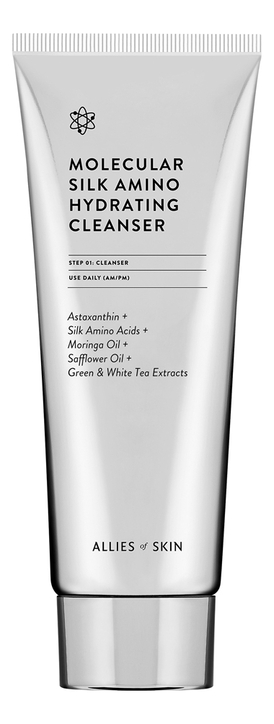 Очищающий гель-пенка для лица с аминокислотами шелка Molecular Silk Amino Hydrating Cleanser: Гель-пенка 100мл