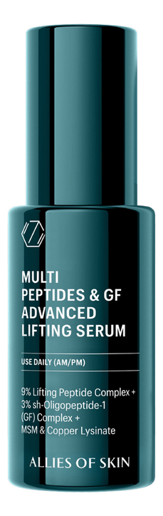 Разглаживающая мультипептидная сыворотка для лица с фактором роста Multi Peptides & GF Advanced Lifting Serum: Сыворотка 15мл