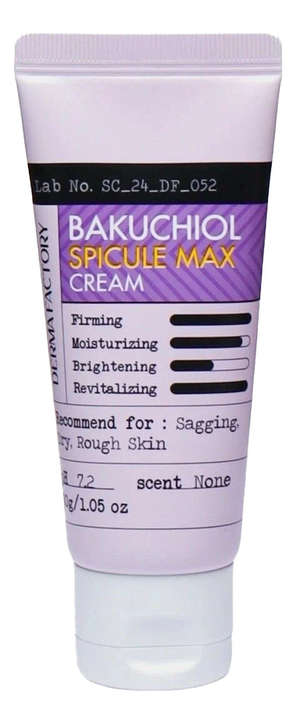 Интенсивный омолаживающий крем для лица со спикулами и бакучиолом Bakuchiol Spicule Max Cream 30мл