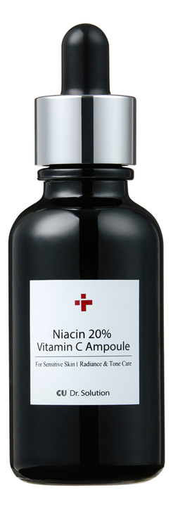 Концентрированная ампульная сыворотка для лица с ниацинамидом Dr.Solution Niacin 20% Vitamin C Ampoule 30мл