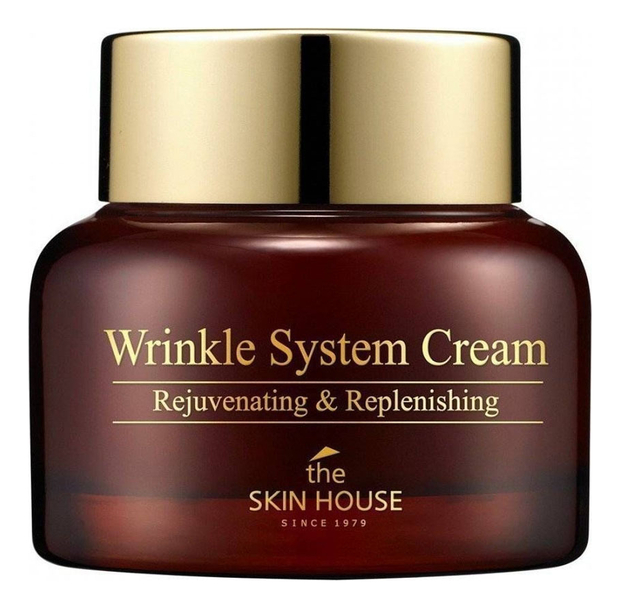 Антивозрастной крем для лица с коллагеном Wrinkle System Cream: Крем 50г