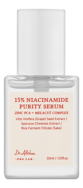 Сыворотка для лица с ниацинамидом и цинком 15% Niacinamide Purity Serum 30мл