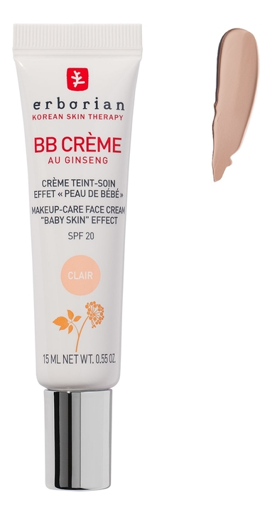 BB крем для лица Au Ginseng Makeup Care Face Cream SPF20 15мл: Светлый