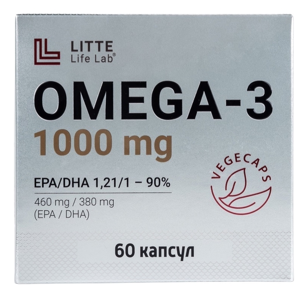 Биодобавка Омега 3 60 капсул (в блистере)
