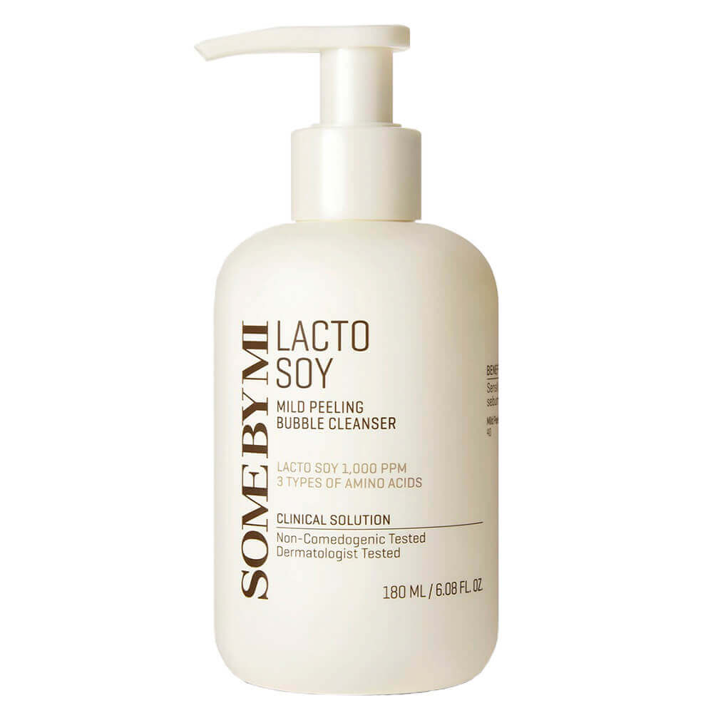 Мягкая отшелушивающая пенка с лактобактериями Some By Mi Lactosoy Mild Bubble Peeling Cleanser