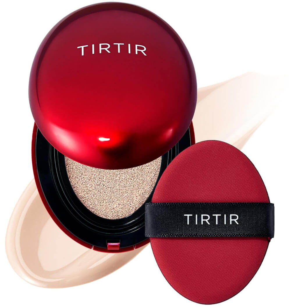 Стойкий кушон с полуматовым финишем TIRTIR Mask Fit Red Cushion 15C Fair Porcelain