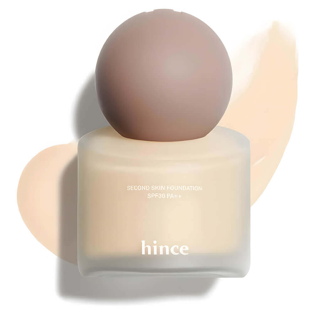 Тональная основа с влажным финишем hince Second Skin Foundation SPF30 PA++ 17 Porcelain