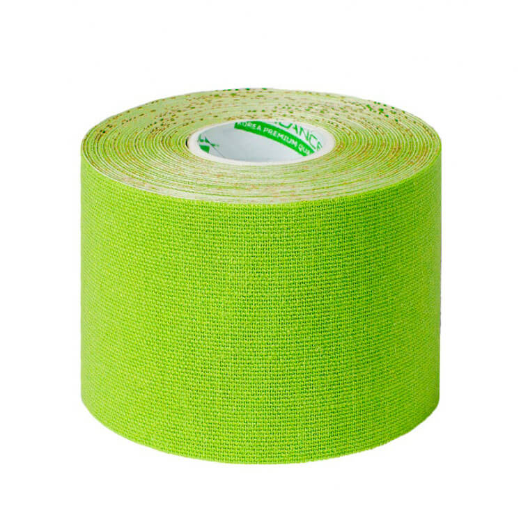 Кинезио тейп для лица из хлопка BB Face Tape™ 5см*5 м - лайм