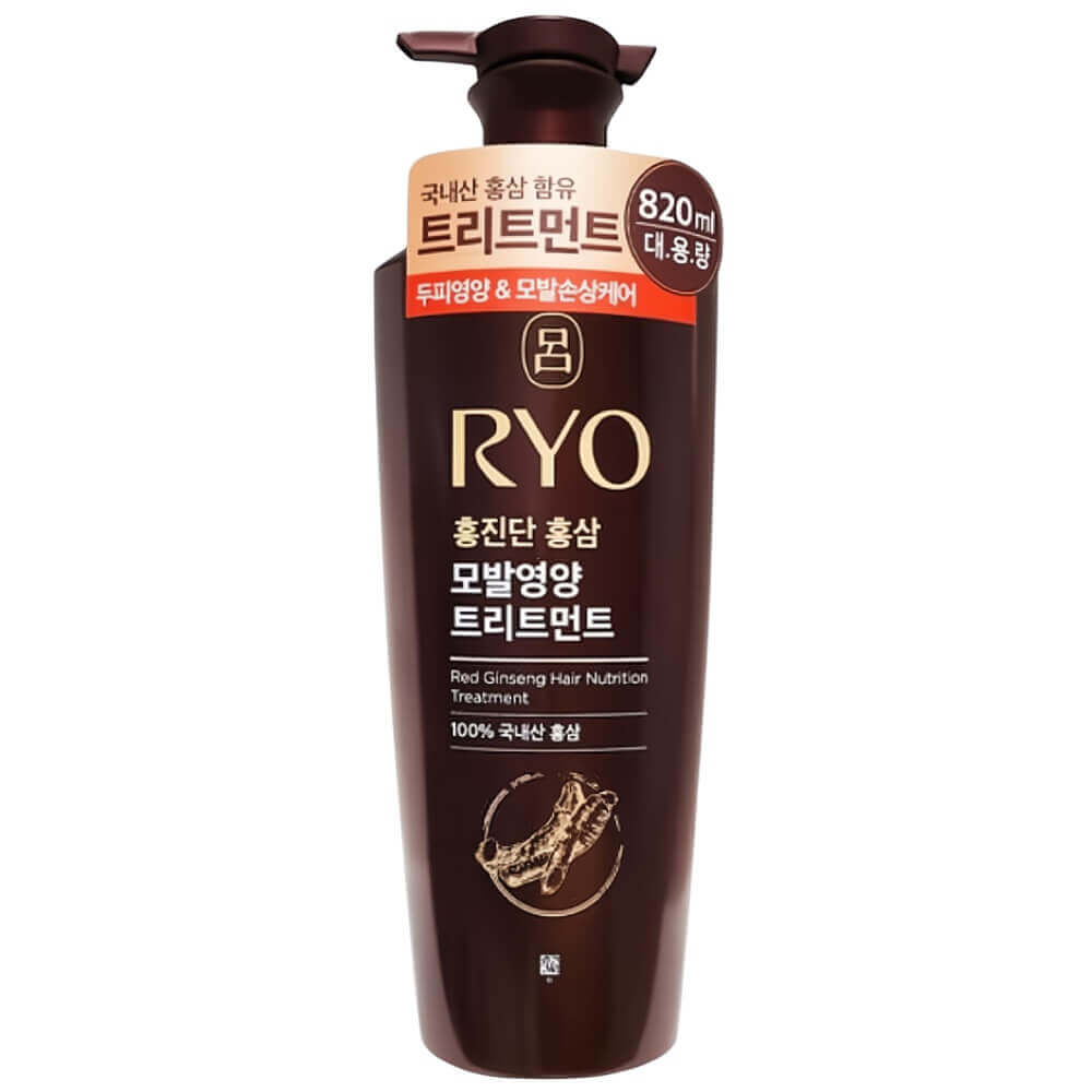 Питательная маска для волос и кожи головы с женьшенем RYO Red Ginseng Hair Nutrition Treatment