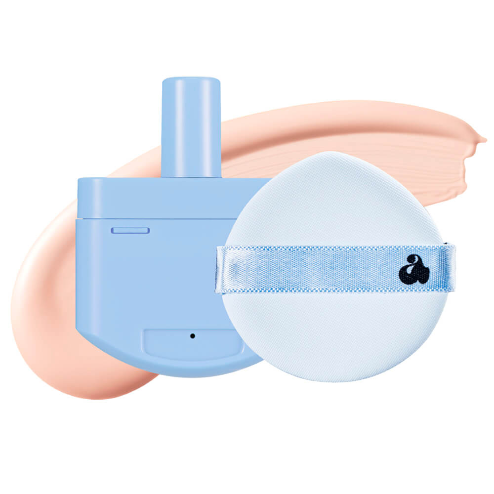 Рефил для кушона с матовым финишем Unleashia Babe Skin Baby Blue Cushion Re-feel SPF40 PA++ 21N Fluffy