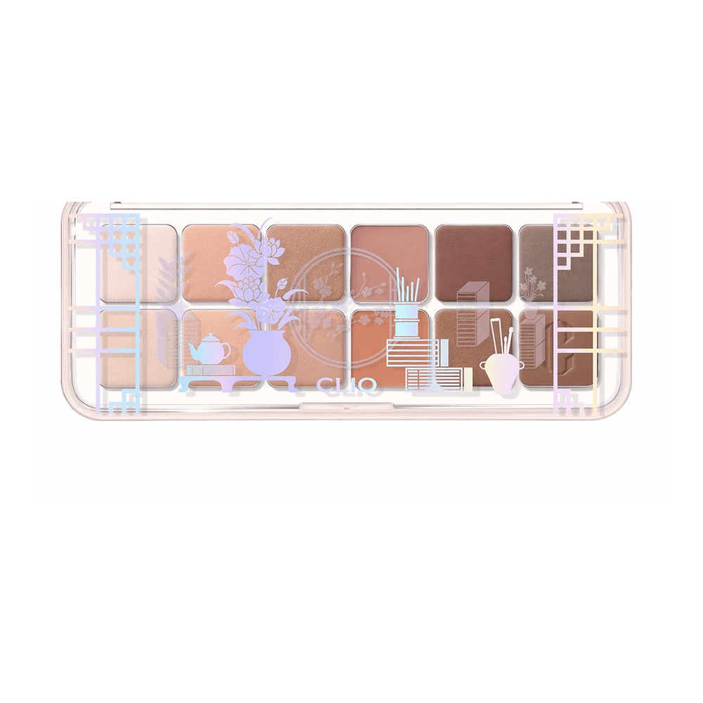 Большая палетка теней для век CLIO Pro Eye Palette Air 21 Mogamju Library
