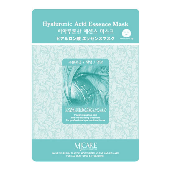 Тканевые маски для лица Mijin Essence Mask Hyaluronic Acid - Гиалуроновая кислота
