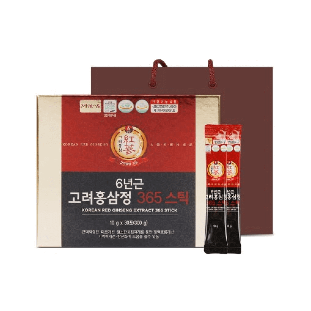 Сироп с красным женьшенем и восточными травами Jungwonsam Korean Red Ginseng Extract 365 Stick