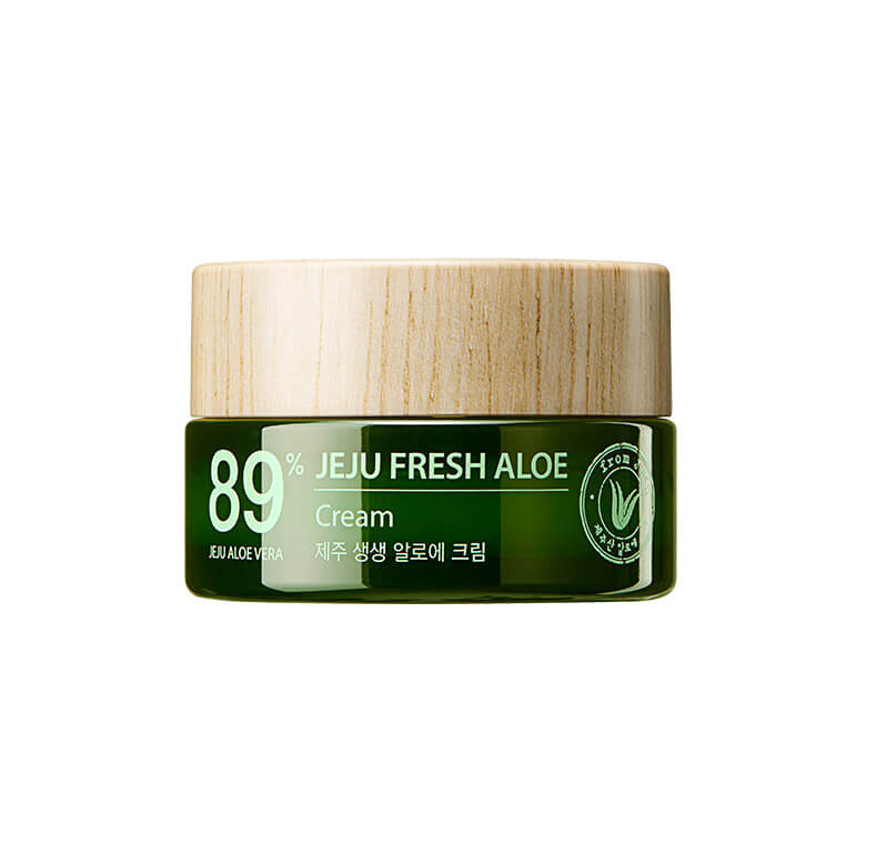 Увлажняющий крем для лица с алоэ The Saem Jeju Fresh Aloe Cream