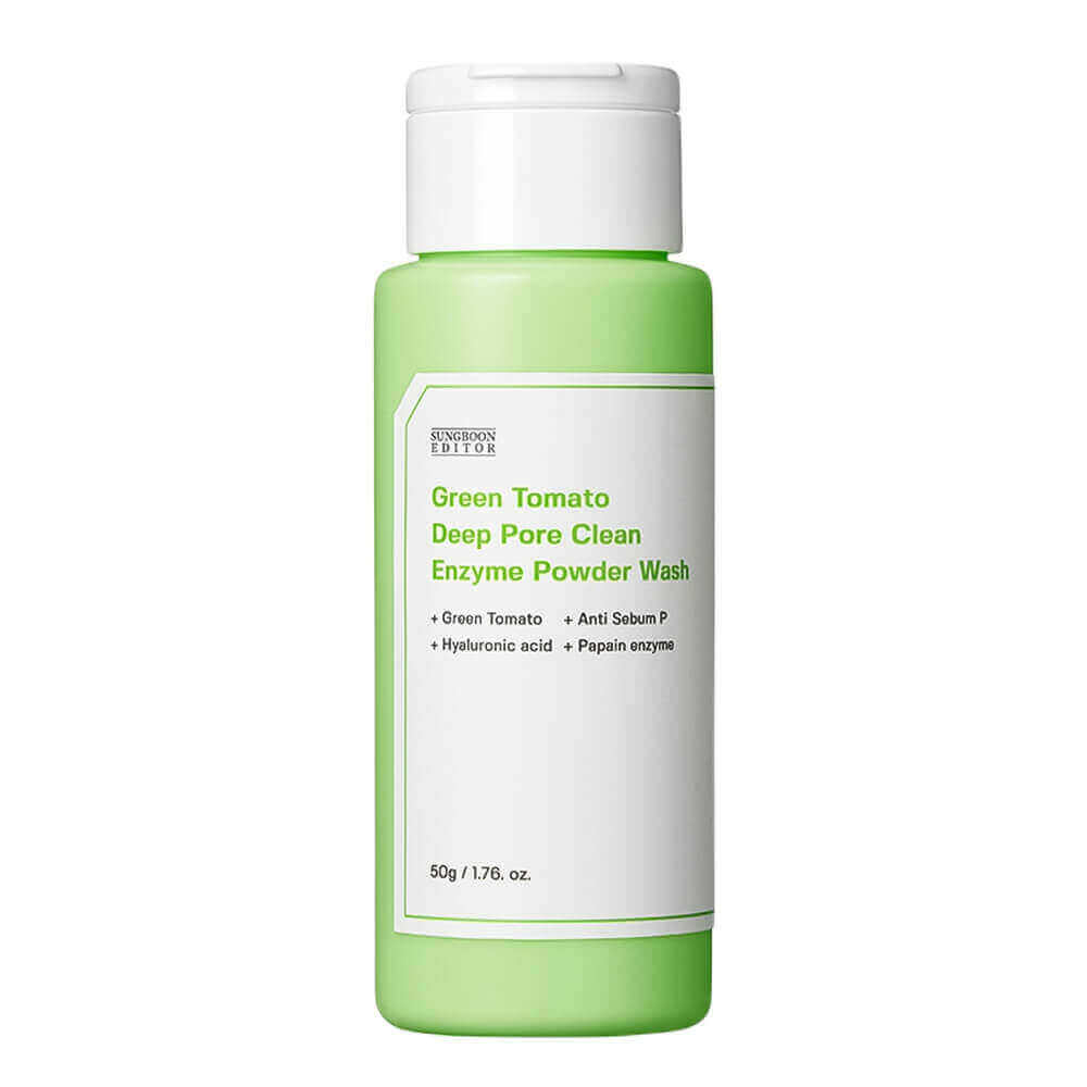 Энзимная пудра для очищения пор Sungboon Editor Green Tomato Deep Pore Clean Enzyme Powder Wash 50 г