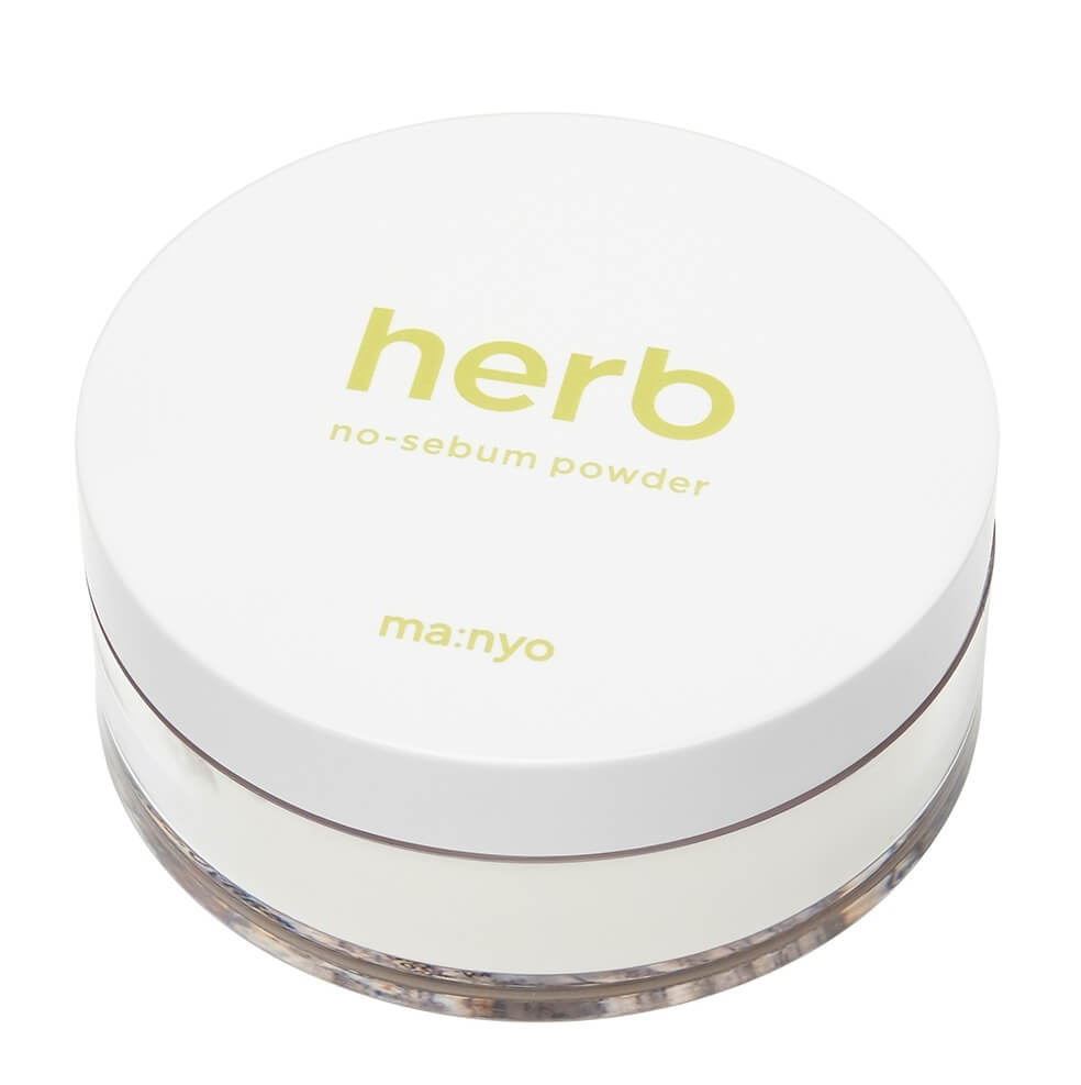Матирующая рассыпчатая пудра с комплексом трав Manyo Herb Green No-Sebum Powder