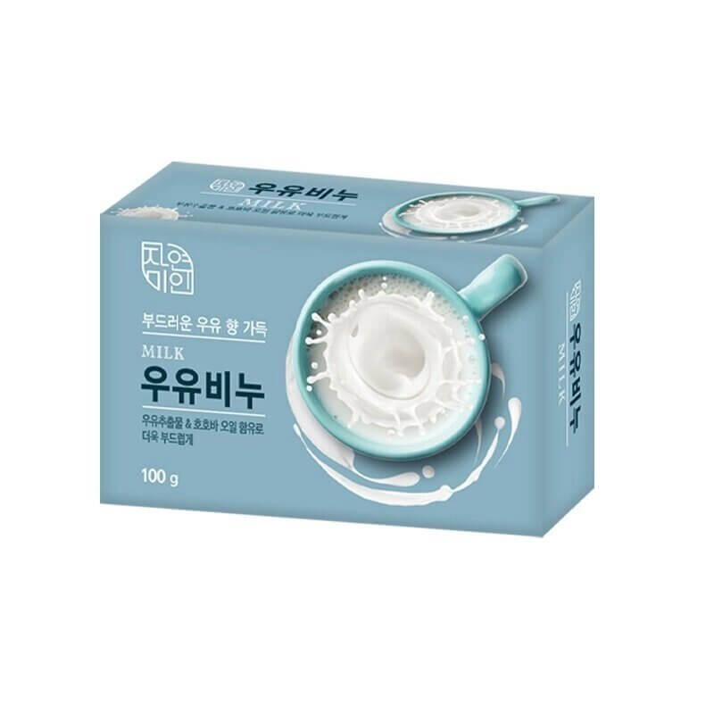 Мыло для лица и тела с молочными протеинами Mukunghwa Pure Milk Soap