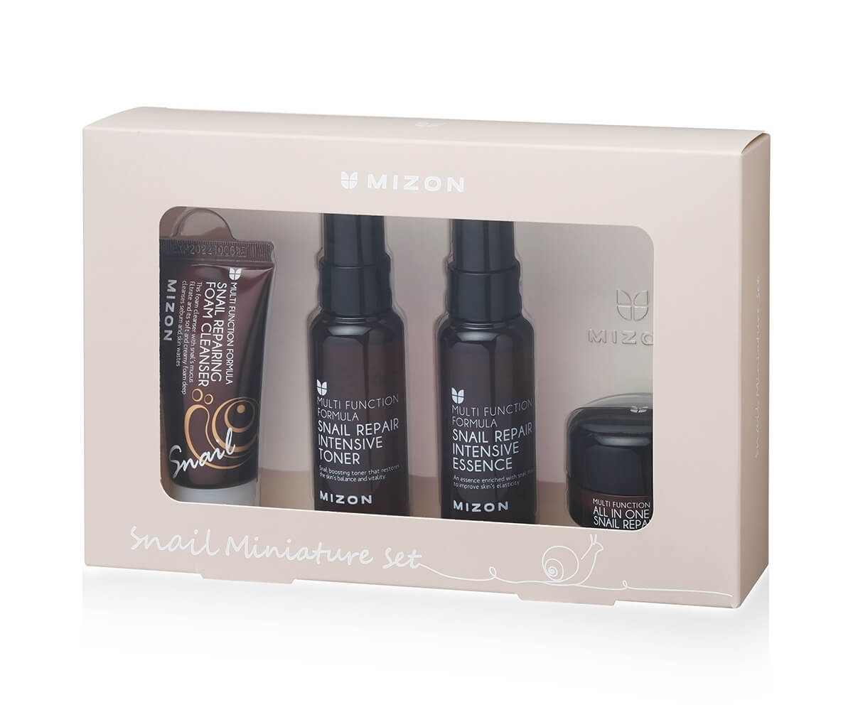 Набор миниатюр с муцином улитки Mizon Snail Miniature Set