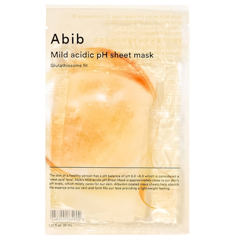 Слабокислотная маска с глутатионом Abib Mild Acidic pH Sheet Mask Glutathiosome Fit