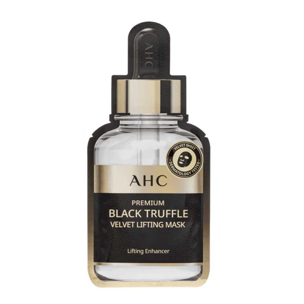 Бархатная лифтинг-маска с чёрным трюфелем AHC Premium Black Truffle Velvet Lifting Mask