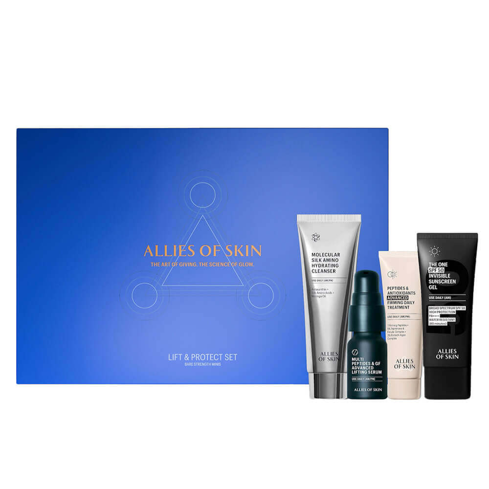 Подарочный набор миниатюр для лифтинга и защиты кожи Allies of Skin Lift & Protect Set