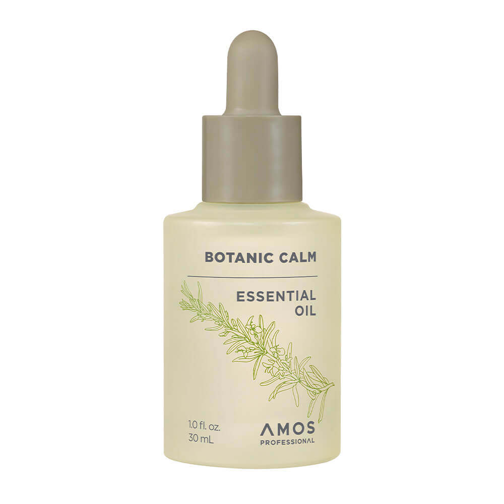 Увлажняющее масло для сухих волос с розмарином Amos Professional Botanic Calm Essential Oil