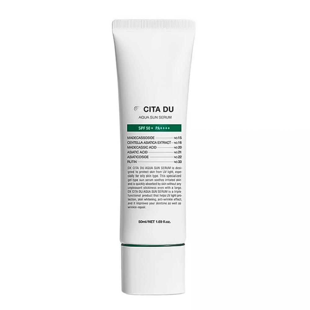 Солнцезащитный флюид для проблемной кожи DEMAR3 Dx CITA DU Aqua Sun Serum SPF50+ PA++++