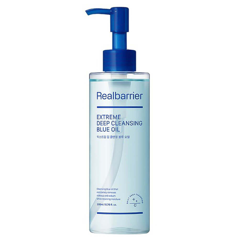 Гидрофильное масло для чувствительной кожи Real Barrier Extreme Deep Cleansing Blue Oil