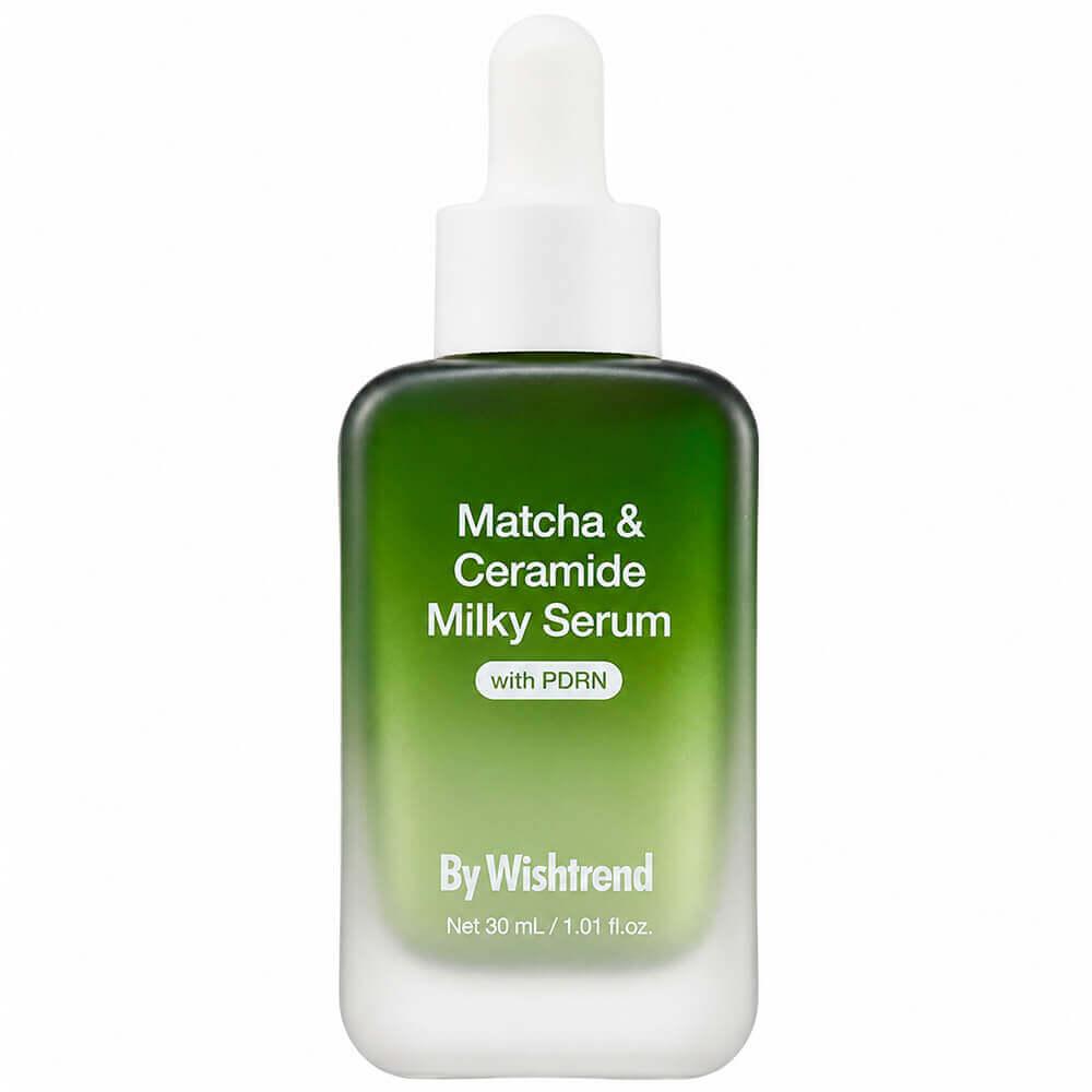 Молочная сыворотка с матчей и церамидами By Wishtrend Matcha & Ceramide Milky Serum