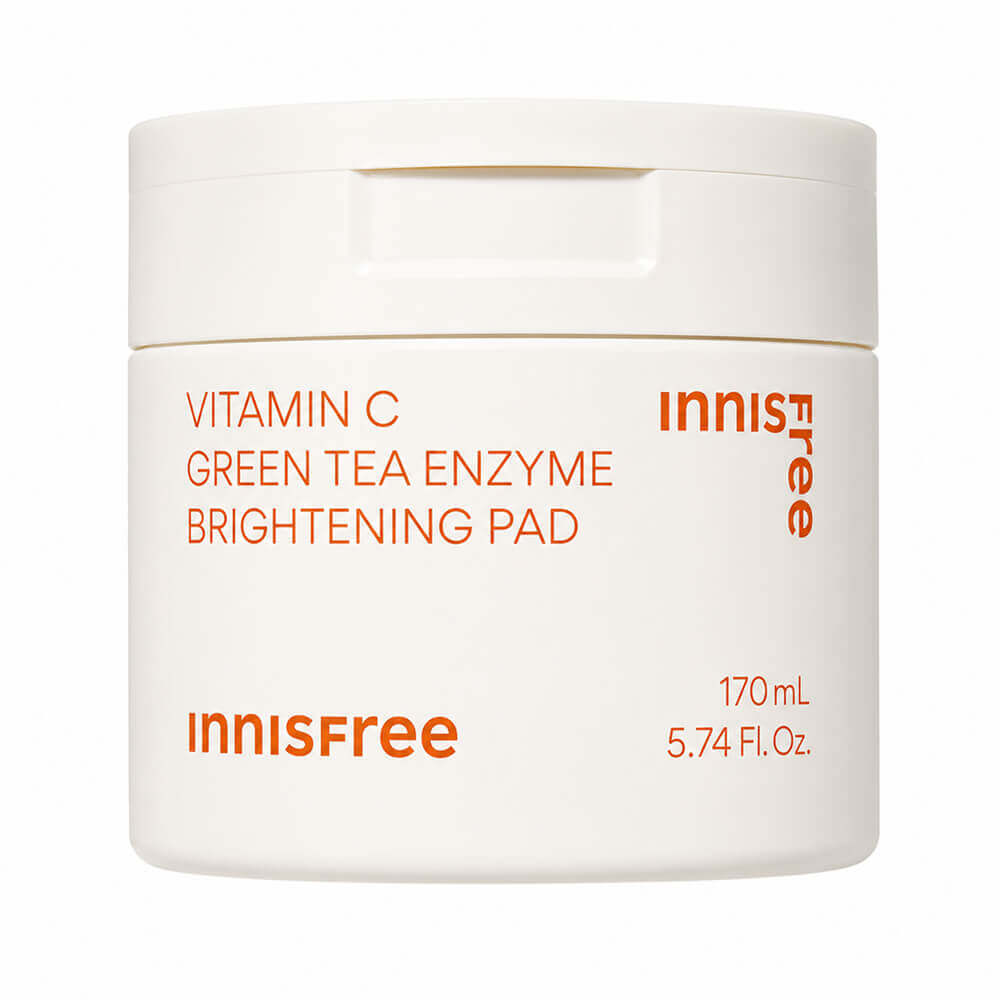 Осветляющие пэды с витамином С Innisfree Vitamin C Green Tea Enzyme Brightening Pad
