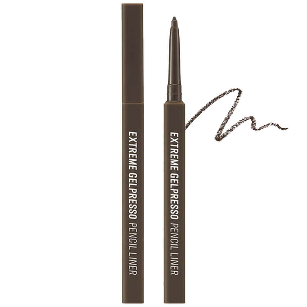 Водостойкий карандаш-подводка для глаз CLIO Extreme Gelpresso Pencil Liner 02 Deep Brown