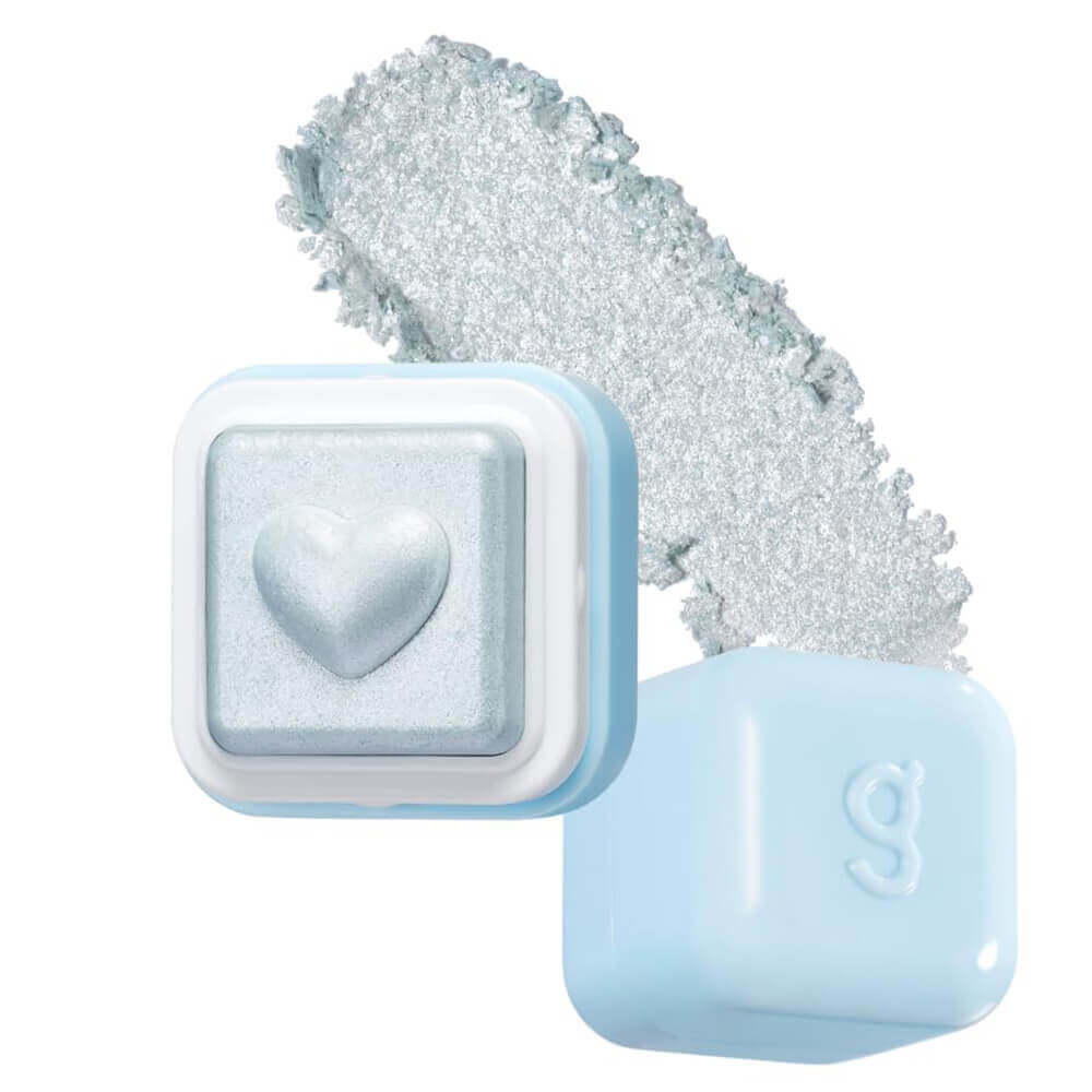 Компактный хайлайтер для лица colorgram Milk Bling Heartlighter 06 Bubbles Blue