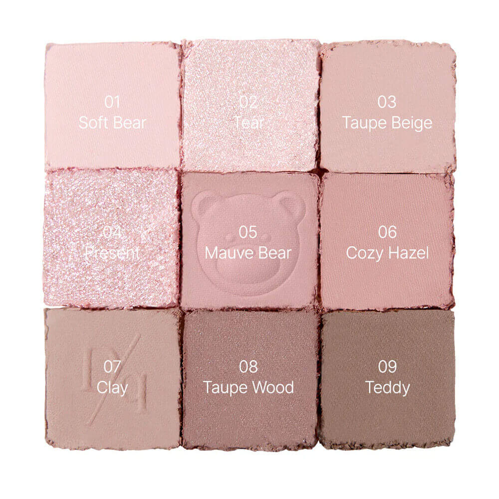 Палетка теней для макияжа глаз Dasique Shadow Palette 29 Mauve Bear