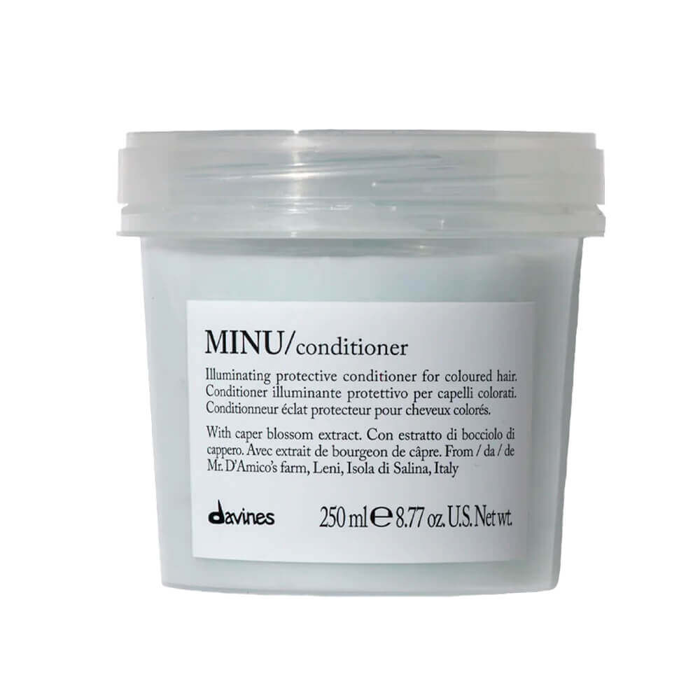 Защитный кондиционер для окрашенных волос с экстрактом каперсов Davines MINU Conditioner