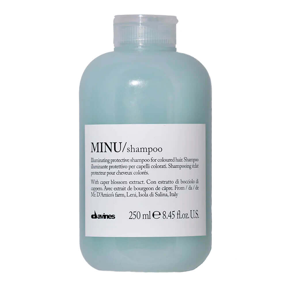 Защитный шампунь для окрашенных волос с экстрактом каперсов Davines MINU Shampoo
